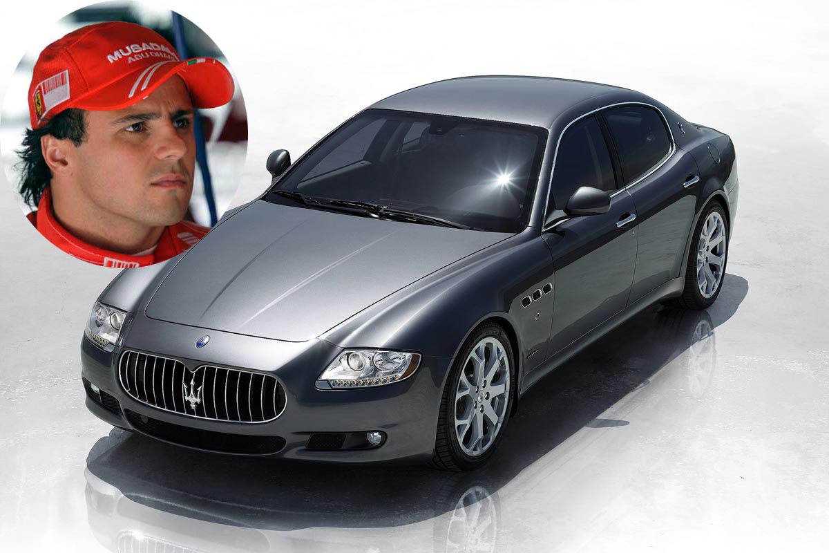 Felipe Massa şi Maserati Quattroporte