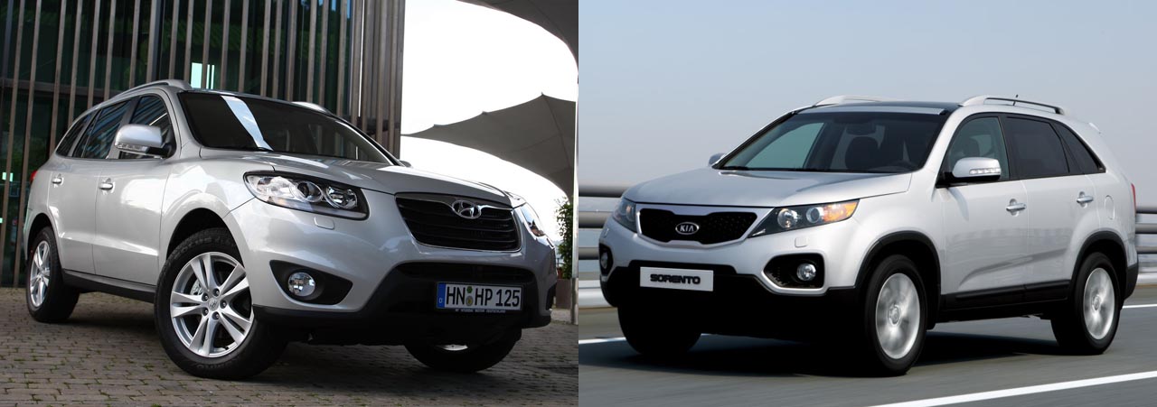 Hyundai Santa Fe vs. KIA Sorento