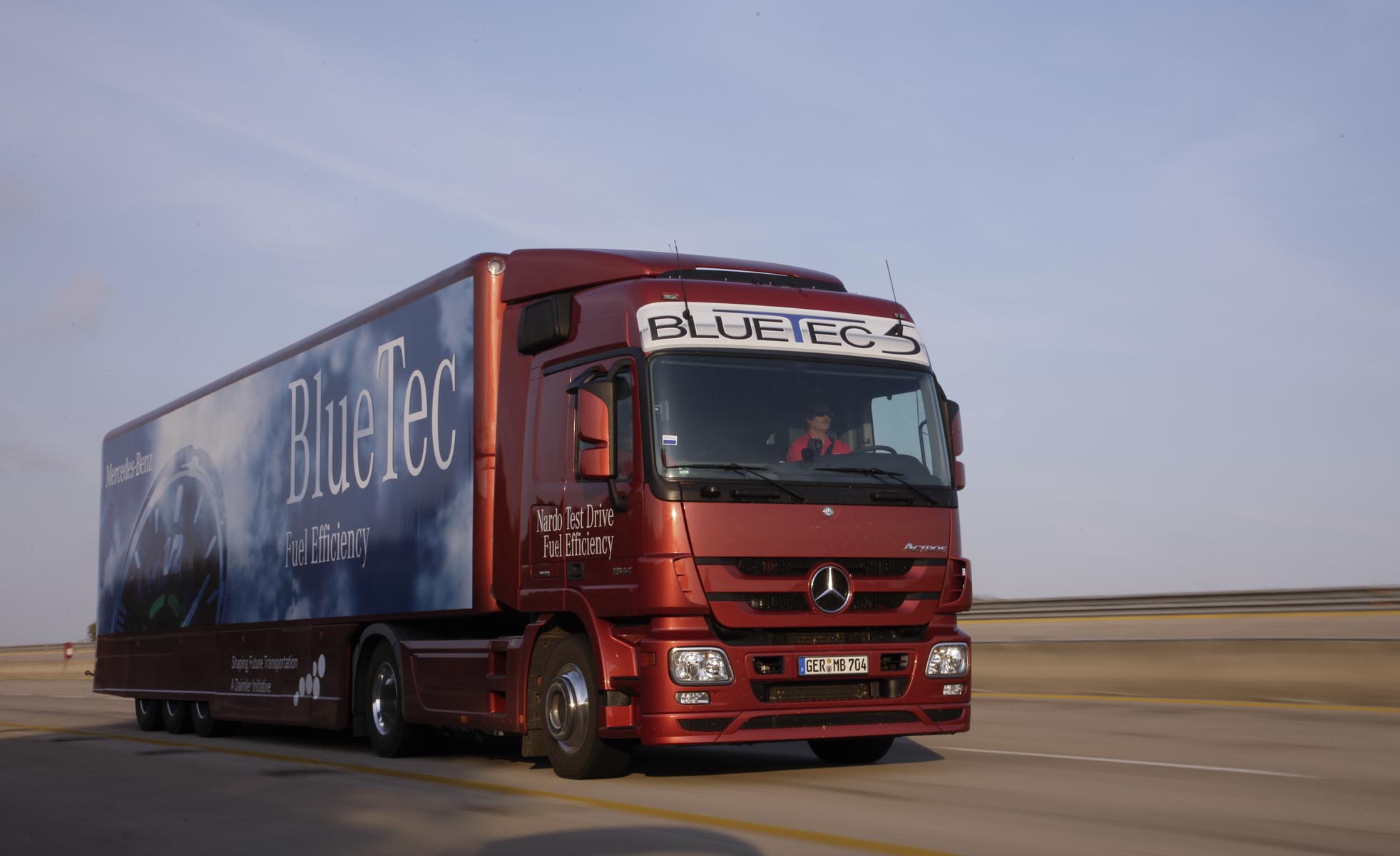 Mercedes Actros - semiremorca aerodinamica